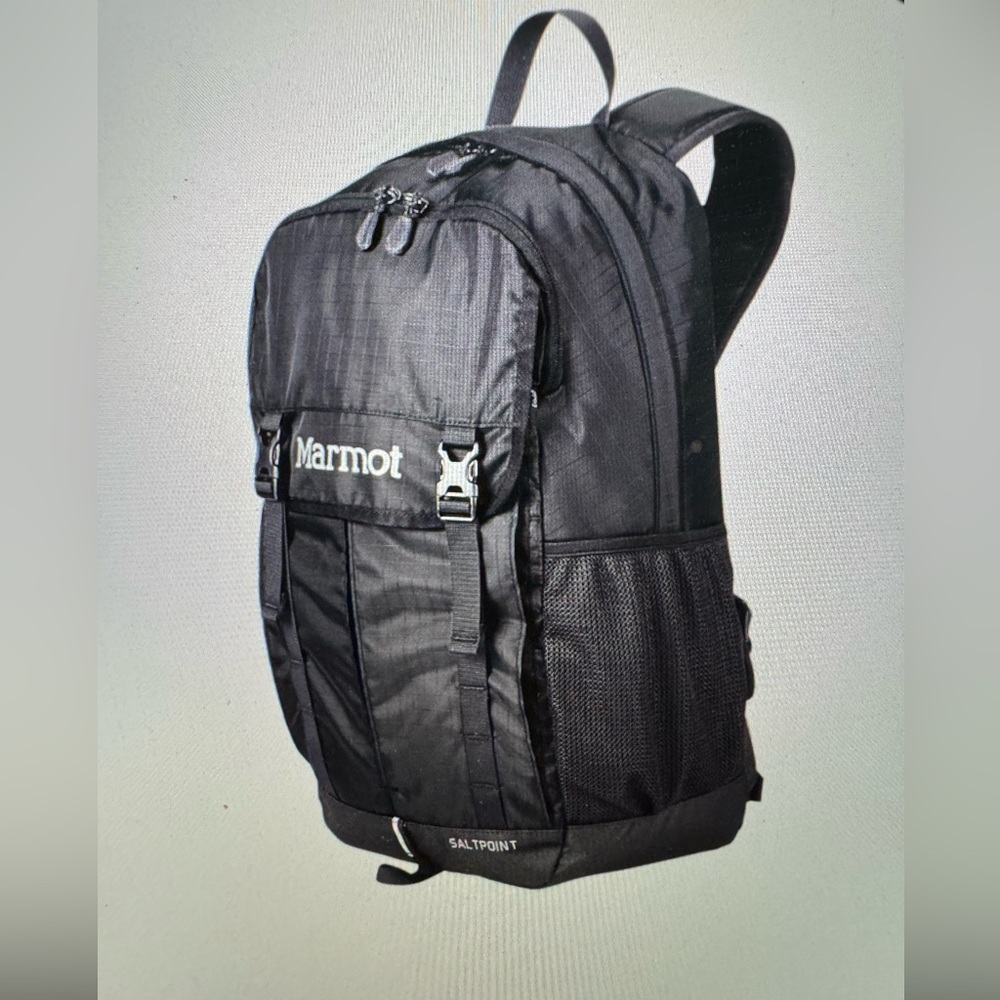 NEW Marmot Salt Point Black Backpack 30L